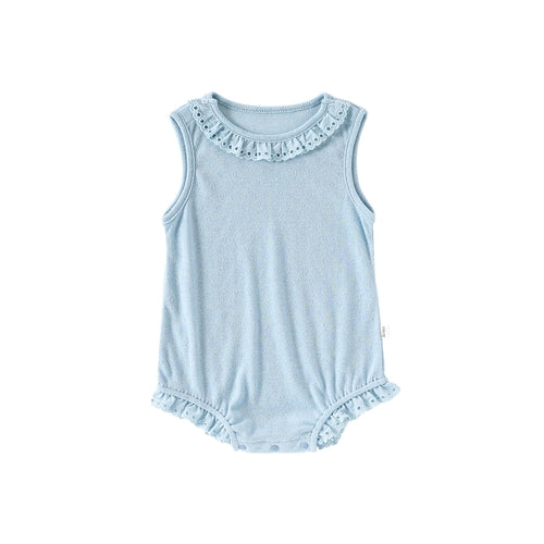 Baby Girl Lace Hollow-out Pattern Bodysuit