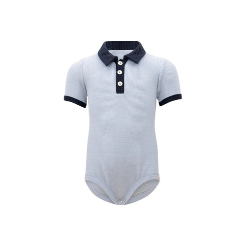 Baby Boy Short Sleeve Polo Bodysuit