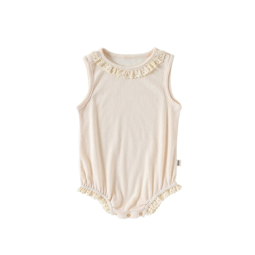 Baby Girl Lace Hollow-out Pattern Bodysuit